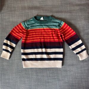 3T Gap kids Colorful Striped Crewneck Sweater - 100% cotton